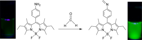 A tailor designed fluorescent 'turn-on' sensor of formaldehyde based on the BODIPY motif, Tetrahedron Letters, 2012, 53, 37, 4913–4916