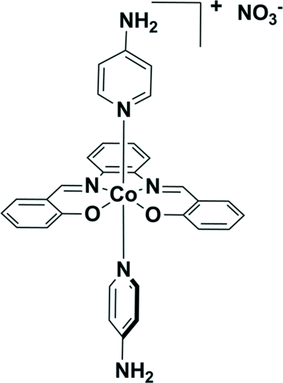 Bis(4-aminopyridine){2,2′-[1,2-phenylenebis(nitrilomethanylylidene)] diphenolato}cobalt(III) nitrate, Acta Crystallographica Section E: Structure Reports Online, 2013, 69, 9, m495–m496