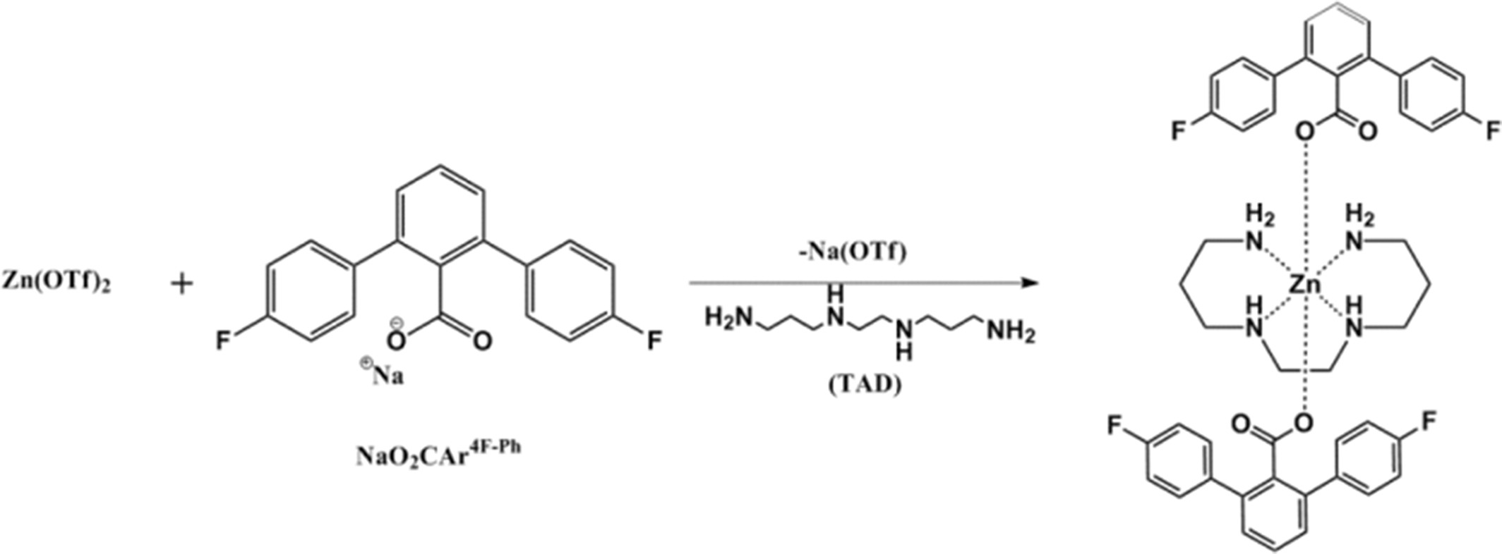 Structural characterization of [Zn(O2CAr4F-Ph)2(TAD)] and determination of its stable conformation by DFT calculations, Bulletin of the Korean Chemical Society, 2016, 37, 6, 815–819